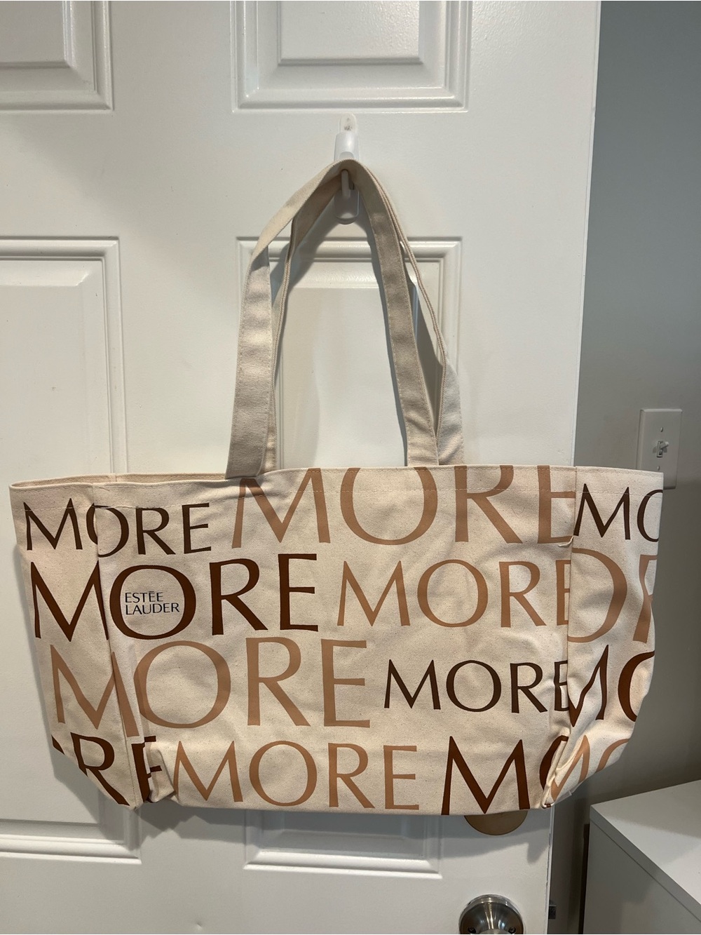 NEW Estée Lauder Oversized Canvas Tote Bag